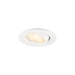 ceiling recessed luminaire NEW TRIA® 45 round, suitable for VDU workstation IP20, white, lacquered 