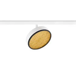 track spot GRIP! FLAT round IP20, gold, black, lacquered dimmable