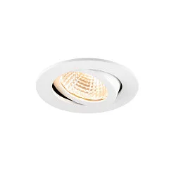 LED Deckeneinbauleuchte NEW TRIA® 68 AIRTIGHT, rund, 7,5W, 2700K, IP23, IK02, dimmbar, weiß