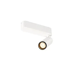 ceiling luminaire GRIP!M SINGLE IP20, black, white, lacquered dimmable