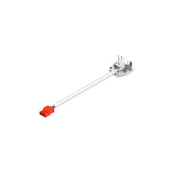 Steckverbinder RETRO CON 3P006, 3-polig, schaltbar, 30cm, weiß