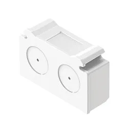 Zubehör für Lichtband-System EASYLIGHT - Endkappe, universal, mechanisch, weiß