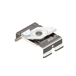 Zubehör für Lichtband-System EASYLIGHT - Befestigungssatz BUTTERFLY, für Aufbau-Tragschiene / Rastergitter, Edelstahl