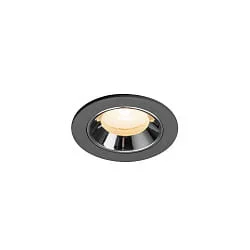 LED Deckeneinbauleuchte NUMINOS® XS, 6,9W, IP20, 20°, 2700K, 900lm, schwarz/chrom
