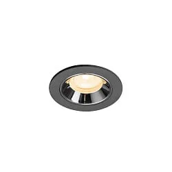 ceiling recessed luminaire NUMINOS® XS suitable for VDU workstation IP20, black dimmable