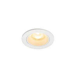 ceiling recessed luminaire NUMINOS® XS round, suitable for VDU workstation IP20, white, lacquered dimmable