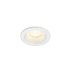 ceiling recessed luminaire NUMINOS® XS round, suitable for VDU workstation IP20, white, lacquered dimmable