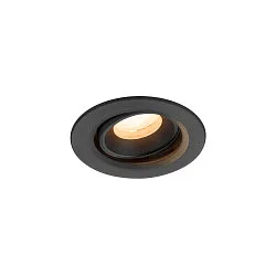 LED Deckeneinbauleuchte NUMINOS® MOVE XS, rund, 6,9W, IP20, dimmbar, 40°, 2700K, 900lm, schwarz