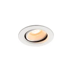 ceiling recessed luminaire NUMINOS® MOVE XS round, suitable for VDU workstation IP20, white, lacquered dimmable
