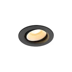 LED Deckeneinbauleuchte NUMINOS® MOVE XS, rund, 6,9W, IP20, dimmbar, 55°, 4000K, 1000lm, schwarz/weiß