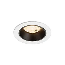 ceiling recessed luminaire NUMINOS® S suitable for VDU workstation IP20, black, white dimmable