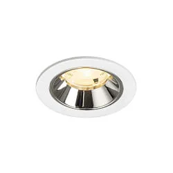 LED Deckeneinbauleuchte NUMINOS® S, 6,7W, IP20, 20°, 3000K, 1050lm, weiß/chrom