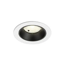 ceiling recessed luminaire NUMINOS® S suitable for VDU workstation IP20, black, white dimmable