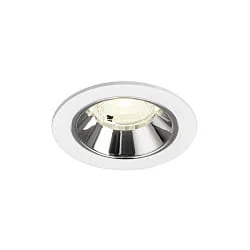 ceiling recessed luminaire NUMINOS® S suitable for VDU workstation IP20, chrome, white dimmable