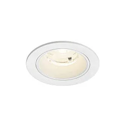 ceiling recessed luminaire NUMINOS® S round, suitable for VDU workstation IP20, white, lacquered dimmable