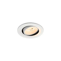 ceiling recessed luminaire NUMINOS® MOVE S round, suitable for VDU workstation IP20, white, lacquered dimmable