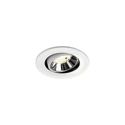 ceiling recessed luminaire NUMINOS® MOVE S swivelling, suitable for VDU workstation IP20, chrome, white dimmable