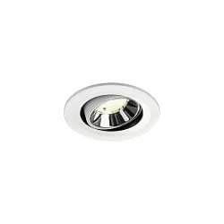 LED Deckeneinbauleuchte NUMINOS® MOVE S, 6,7W, IP20, schwenkbar, 40°, 4000K, 1050lm, weiß/chrom