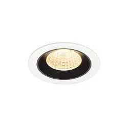 LED Deckeneinbauleuchte NUMINOS® M, 12W, IP20, 55°, 2700K, 1700lm, weiß/schwarz