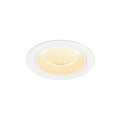 LED Deckeneinbauleuchte NUMINOS® M, rund, 12W, IP20, dimmbar, 40°, 3000K, 1800lm, weiß