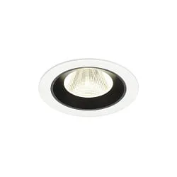 LED Deckeneinbauleuchte NUMINOS® M, 12W, IP20, 20°, 4000K, 1900lm, weiß/schwarz