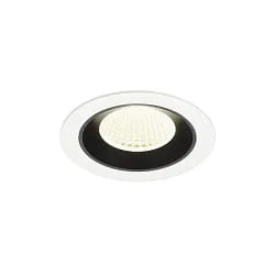 LED Deckeneinbauleuchte NUMINOS® M, 12W, IP20, 40°, 4000K, 1900lm, weiß/schwarz