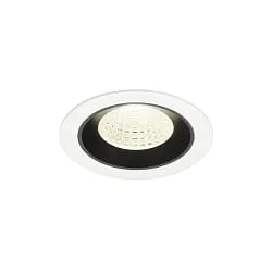 LED Deckeneinbauleuchte NUMINOS® M, 12W, IP20, 55°, 4000K, 1900lm, weiß/schwarz