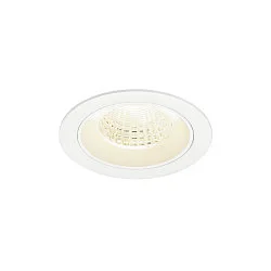 LED Deckeneinbauleuchte NUMINOS® M, rund, 12W, IP20, dimmbar, 55°, 4000K, 1900lm, weiß