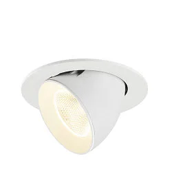LED Deckeneinbaustrahler NUMINOS® GIMBLE L, rund, 17W, IP20, dimmbar, 20°, 4000K, 2700lm, weiß