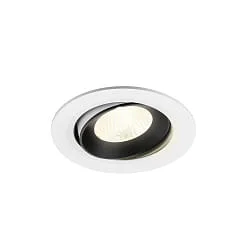 LED Deckeneinbauleuchte NUMINOS® MOVE L, 17W, IP20, schwenkbar, 40°, 4000K, 2700lm, weiß/schwarz
