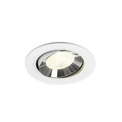 LED Deckeneinbauleuchte NUMINOS® MOVE L, 17W, IP20, schwenkbar, 40°, 4000K, 2700lm, weiß/chrom