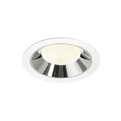 ceiling recessed luminaire NUMINOS® XL suitable for VDU workstation IP20, chrome, white dimmable