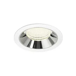 LED Deckeneinbauleuchte NUMINOS® XL, 24W, IP20, 55°, 4000K, 3800lm, weiß/chrom