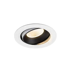 LED Deckeneinbauleuchte NUMINOS® MOVE XL, 24W, IP20, schwenkbar, 40°, 2700K, 3500lm, weiß/schwarz