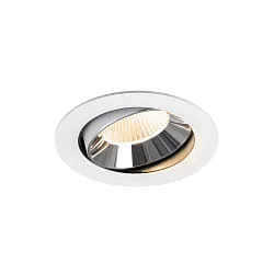 LED Deckeneinbauleuchte NUMINOS® MOVE XL, 24W, IP20, schwenkbar, 40°, 2700K, 3500lm, weiß/chrom