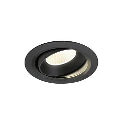 LED Deckeneinbauleuchte NUMINOS® MOVE XL, rund, 24W, IP20, dimmbar, 40°, 4000K, 3800lm, schwarz