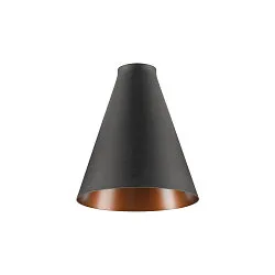 Leuchtenschirm LALU® CONE 15 MIX&MATCH, H: 17cm, E27, schwarz / bronze