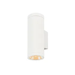 outdoor wall luminaire HELIA PRO L SINGLE 1 flame, cylindrical, DALI controllable, impact resistant IP65, white