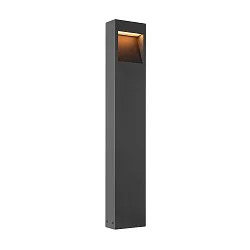 outdoor floor lamp QUAD PRO 90 square, DALI controllable, impact resistant, sea-air resistant IP65, anthracite dimmable