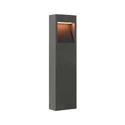 Outdoor LED-Stehleuchte QUAD PRO 60, IP65 IK10, 60cm, 230V AC, DALI 2 dimmbar, Seeluft-beständig, anthrazit, 14W 2200K 450lm