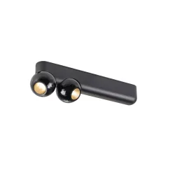 Wand- und Deckenstrahler DYSKO CW DOUBLE PHASE, 6.7W 2700K 1500lm 36°, CRi>90, dimmbar, verstellbar, schwarz