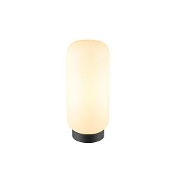 Tischleuchte PANTILO SLIM, zylindrisch, E27, 1x max. 15W, dimmbar, weiß
