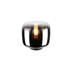 table lamp PANTILO cylindrical E27, chrome dimmable