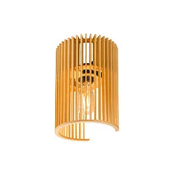 wall luminaire WUD WL cylindrical E27 IP20, natural colour, lacquered dimmable