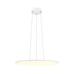 LED Pendelleuchte PANEL 60, rund, 90°, 29W, 3000/4000K, 3050lm, IP20, dimmbar mit Phasenan-/abschnitt, weiß