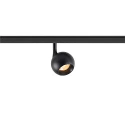 track spot LIGHT EYE® 2.0 round IP20, black, lacquered dimmable