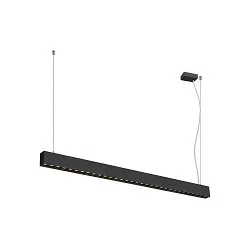 LED Pendelleuchte GLENOS® PRO, 120cm, 75°, 60W, UGR16, IP20, dimmbar, 3000K, 3200lm, schwarz