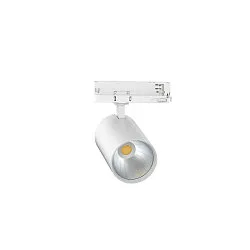 3-phase spot TRACKSPOT P 17/28W 47° ON-OFF  adjustable, switchable, multipower IP20, white, lacquered 