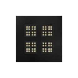 LED Raster-Einbaupanel PAVANNO 600 ON-OFF, IP20, 220-240V AC/DC, 18-39W 3000-5000 (CCT) 6930lm 80°, UGR <19, schaltbar, schwarz