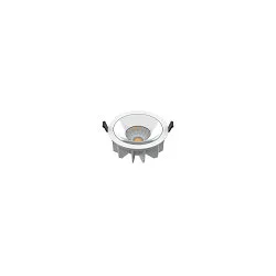 LED Deckeneinbauleuchte DOWNLIGHT P 165 30 HG ML ON-OFF, IP54 IK08, Ø 16.5cm / DA 15cm, dimmbar, 15/21W 4000K 60°